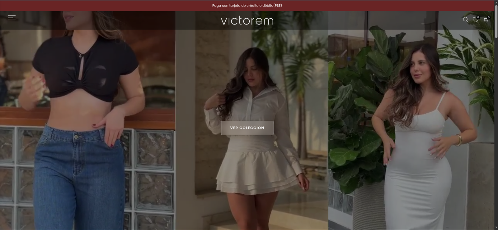 Victorem - Tienda de moda femenina desarrollada por Webly